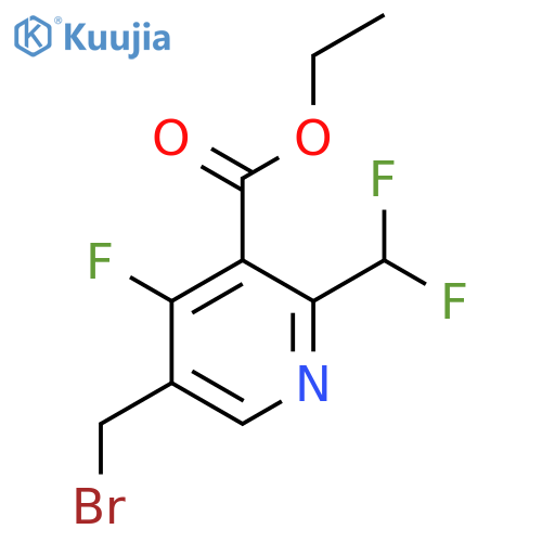 Ethyl 5-(bromomethyl)-2-(difluoromethyl)-4-fluoropyridine-3-carboxylate structure