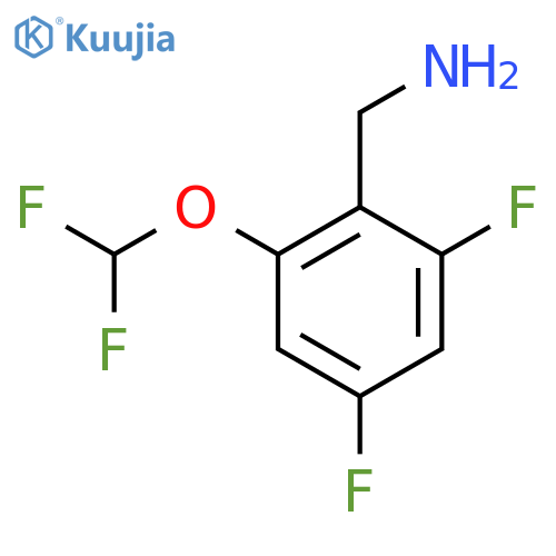 2,4-Difluoro-6-(difluoromethoxy)benzylamine structure