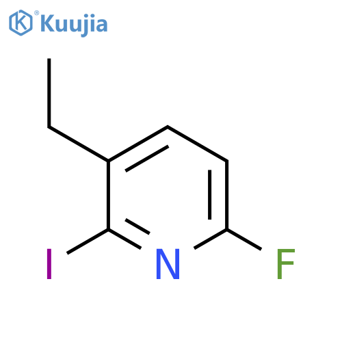 3-Ethyl-6-fluoro-2-iodopyridine structure
