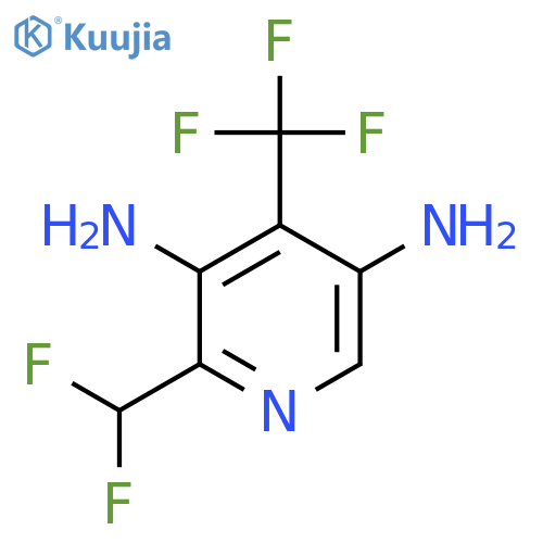 3,5-Diamino-2-(difluoromethyl)-4-(trifluoromethyl)pyridine structure