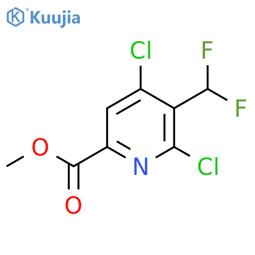 Methyl 2,4-dichloro-3-(difluoromethyl)pyridine-6-carboxylate structure
