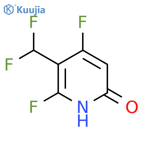 2,4-Difluoro-3-(difluoromethyl)-6-hydroxypyridine structure