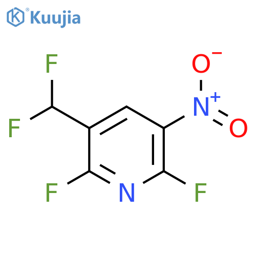 2,6-Difluoro-3-(difluoromethyl)-5-nitropyridine structure