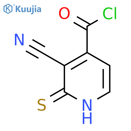 3-Cyano-2-mercaptoisonicotinoyl chloride structure