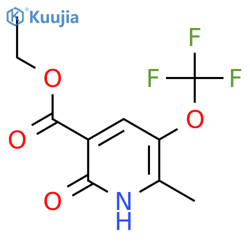 Ethyl 2-hydroxy-6-methyl-5-(trifluoromethoxy)pyridine-3-carboxylate structure