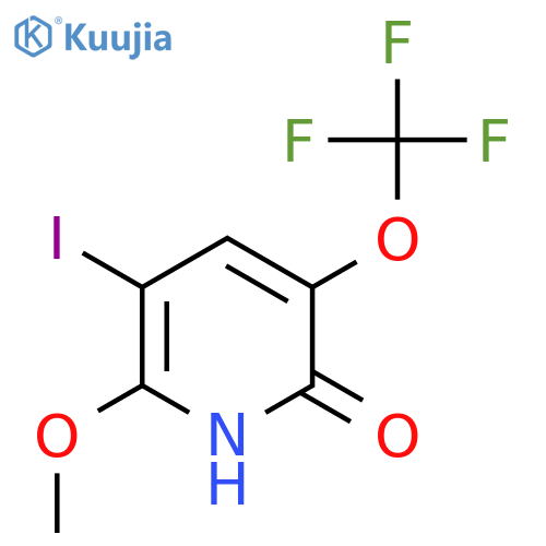 2-Hydroxy-5-iodo-6-methoxy-3-(trifluoromethoxy)pyridine structure