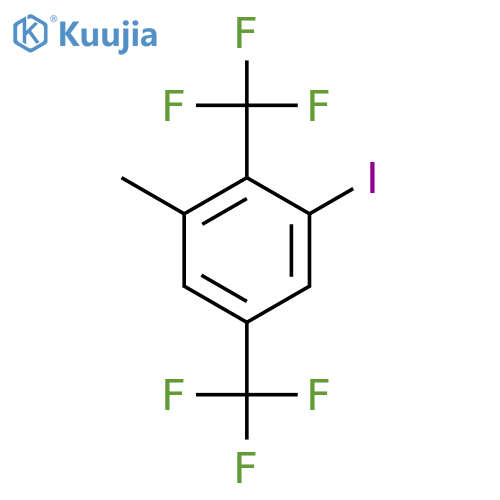 2,5-Bis(trifluoromethyl)-3-iodotoluene structure