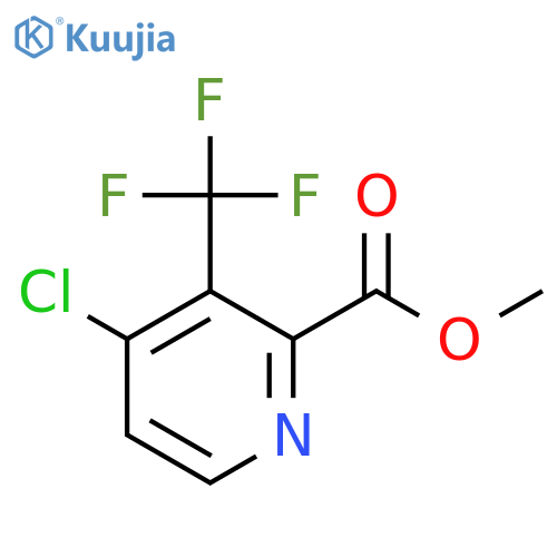 Methyl 4-chloro-3-(trifluoromethyl)picolinate structure