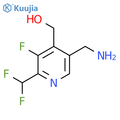 5-(Aminomethyl)-2-(difluoromethyl)-3-fluoropyridine-4-methanol structure