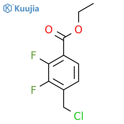 Ethyl 4-chloromethyl-2,3-difluorobenzoate structure