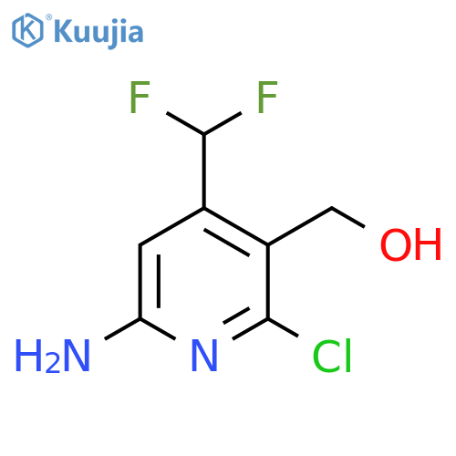 6-Amino-2-chloro-4-(difluoromethyl)pyridine-3-methanol structure