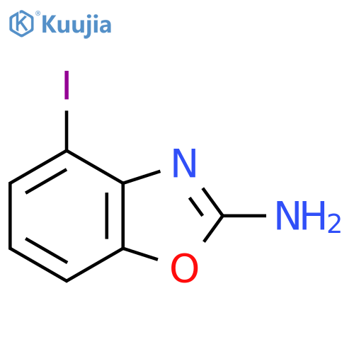 4-Iodobenzo[d]oxazol-2-amine structure