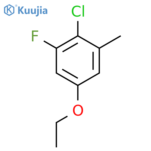 2-Chloro-5-ethoxy-3-fluorotoluene structure