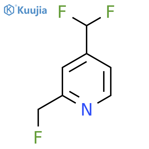 4-(Difluoromethyl)-2-(fluoromethyl)pyridine structure