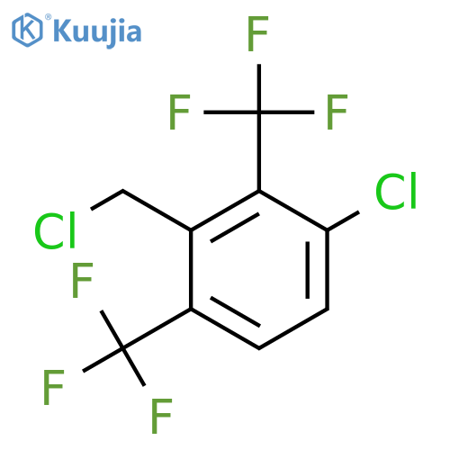 2,6-Bis(trifluoromethyl)-3-chlorobenzyl chloride structure