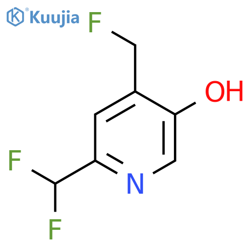 2-(Difluoromethyl)-4-(fluoromethyl)-5-hydroxypyridine structure