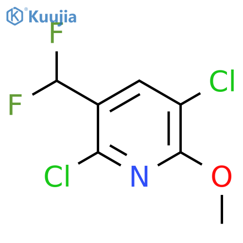 2,5-Dichloro-3-(difluoromethyl)-6-methoxypyridine structure