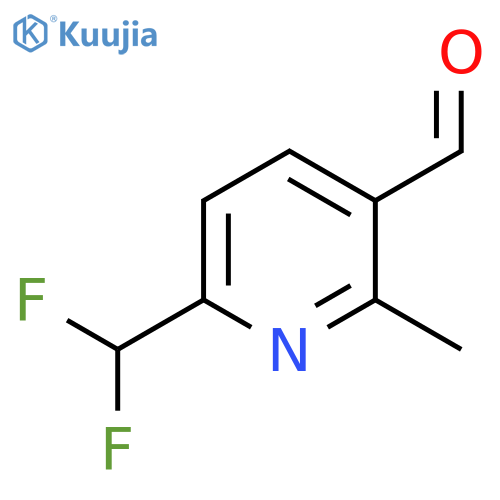6-(Difluoromethyl)-2-methylpyridine-3-carboxaldehyde structure