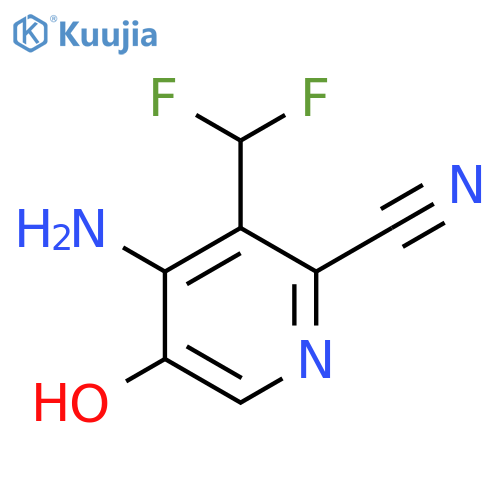 4-Amino-2-cyano-3-(difluoromethyl)-5-hydroxypyridine structure