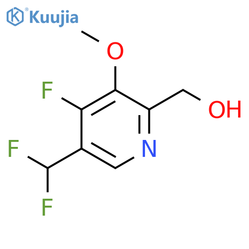 5-(Difluoromethyl)-4-fluoro-3-methoxypyridine-2-methanol structure