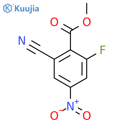 Methyl 2-cyano-6-fluoro-4-nitrobenzoate structure
