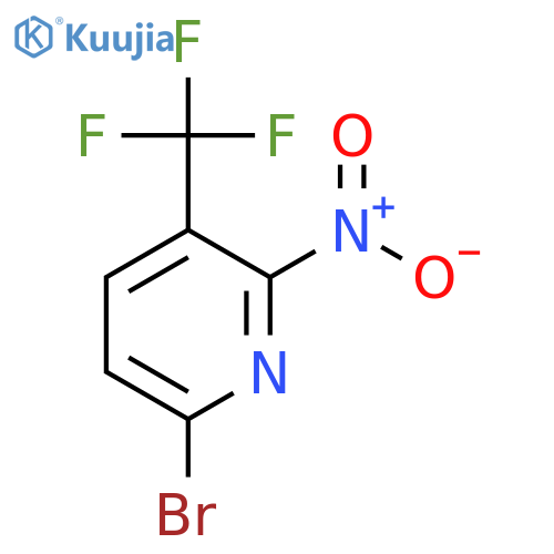 6-Bromo-2-nitro-3-(trifluoromethyl)pyridine structure