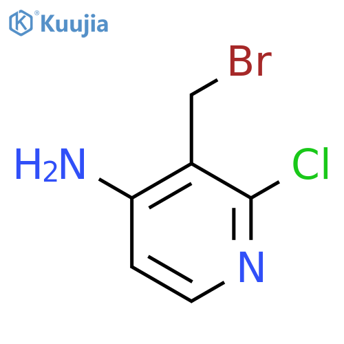 4-Amino-3-bromomethyl-2-chloropyridine structure