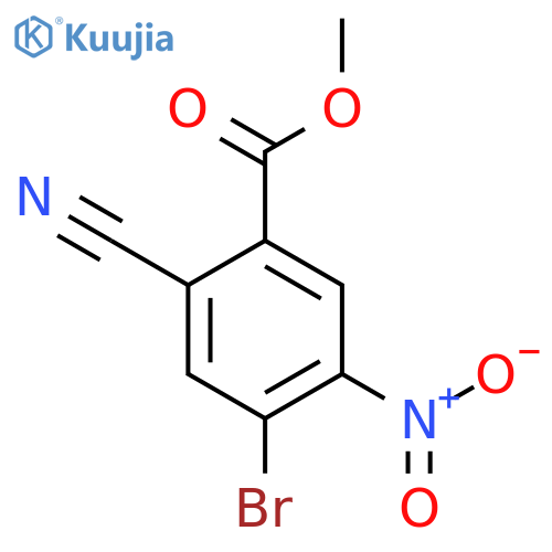 Methyl 4-bromo-2-cyano-5-nitrobenzoate structure