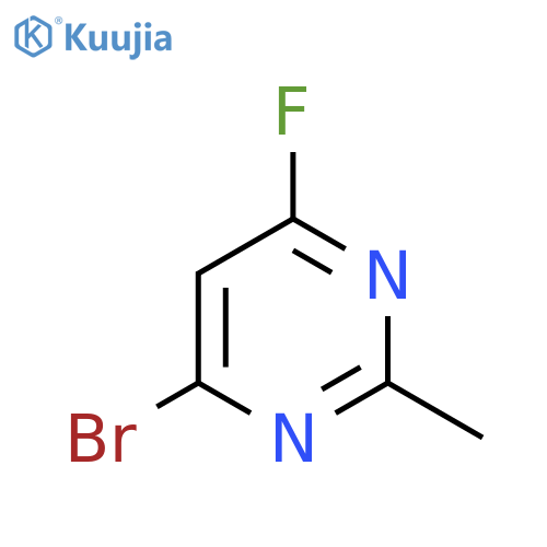 4-Bromo-6-fluoro-2-methylpyrimidine structure