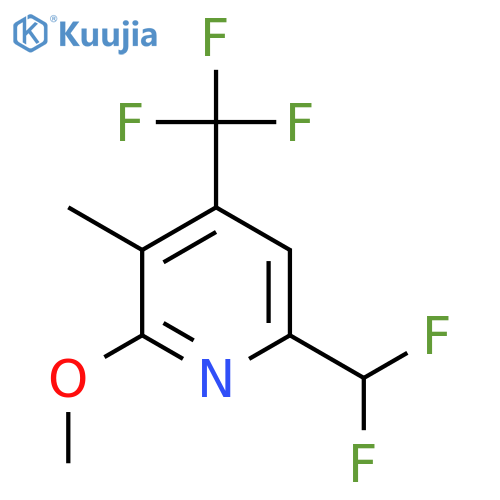 6-(Difluoromethyl)-2-methoxy-3-methyl-4-(trifluoromethyl)pyridine structure