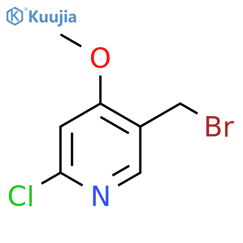 5-(Bromomethyl)-2-chloro-4-methoxypyridine structure