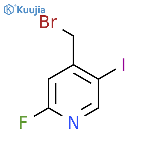4-Bromomethyl-2-fluoro-5-iodopyridine structure