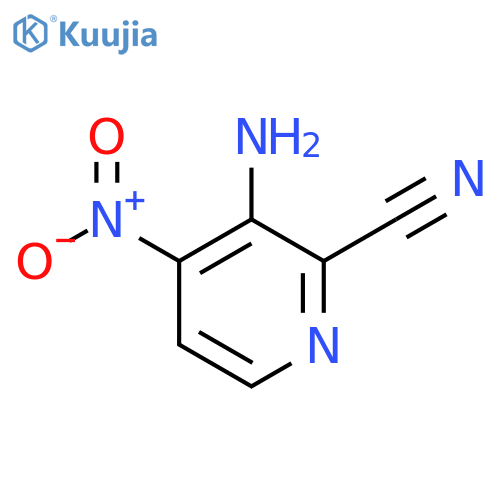 3-Amino-4-nitropicolinonitrile structure