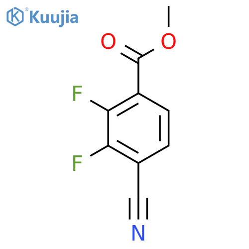 Methyl 4-cyano-2,3-difluorobenzoate structure