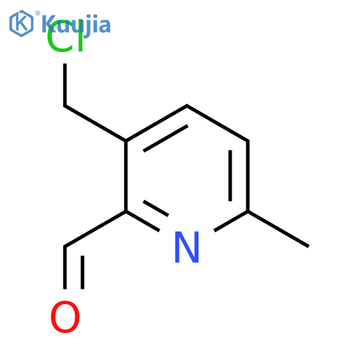 3-Chloromethyl-6-methylpicolinaldehyde structure