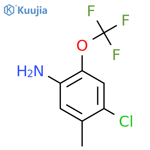 4-Chloro-5-methyl-2-(trifluoromethoxy)aniline structure