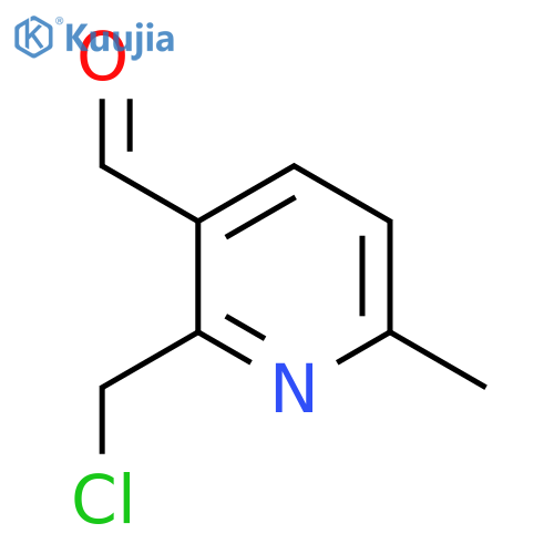 2-Chloromethyl-6-methylnicotinaldehyde structure