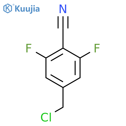4-Cyano-3,5-difluorobenzyl chloride structure
