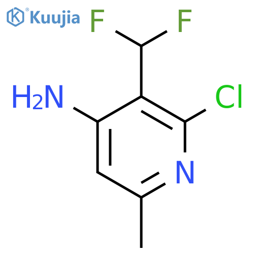 4-Amino-2-chloro-3-(difluoromethyl)-6-methylpyridine structure