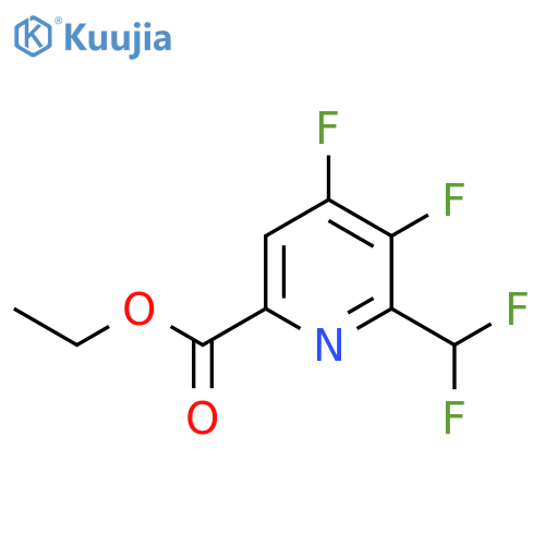 Ethyl 3,4-difluoro-2-(difluoromethyl)pyridine-6-carboxylate structure