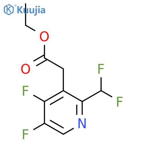 Ethyl 4,5-difluoro-2-(difluoromethyl)pyridine-3-acetate structure