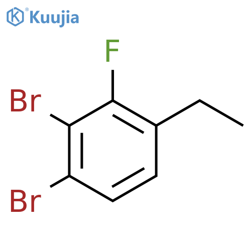 1,2-Dibromo-4-ethyl-3-fluorobenzene structure
