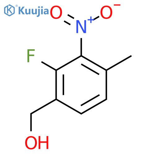 2-Fluoro-4-methyl-3-nitrobenzyl alcohol structure