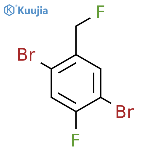 1,4-Dibromo-2-fluoro-5-(fluoromethyl)benzene structure