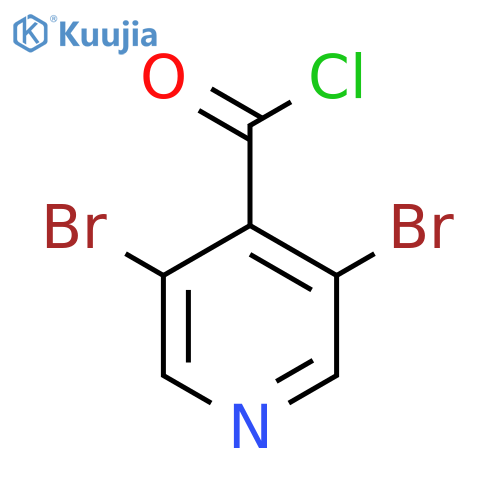 3,5-Dibromopyridine-4-carbonyl chloride structure