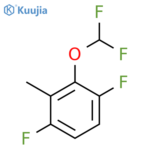 3,6-Difluoro-2-(difluoromethoxy)toluene structure