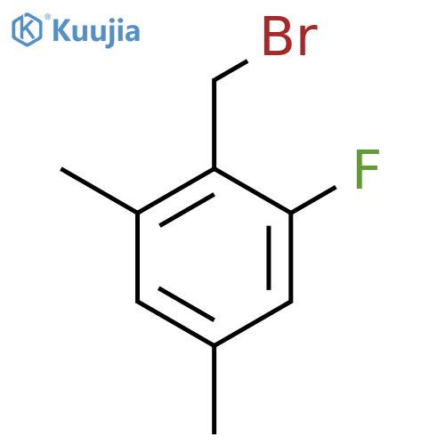 2-(Bromomethyl)-1-fluoro-3,5-dimethylbenzene structure