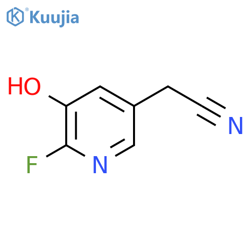 2-Fluoro-3-hydroxypyridine-5-acetonitrile structure