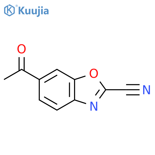 6-Acetyl-2-cyanobenzo[d]oxazole structure