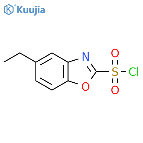 5-Ethylbenzo[d]oxazole-2-sulfonyl chloride structure